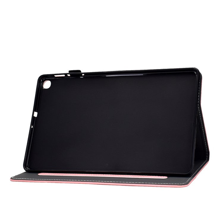 Stand Leather Card Holder Case for Samsung Galaxy Tab S6 Lite (2020) P615 P610 / (2022) / (2024) - Pink