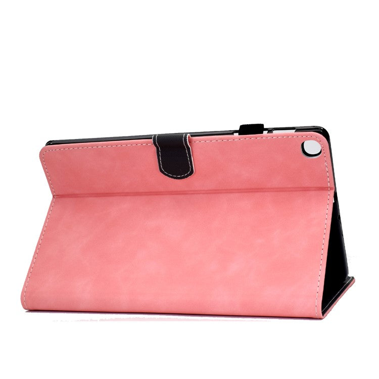Stand Leather Card Holder Case for Samsung Galaxy Tab S6 Lite (2020) P615 P610 / (2022) / (2024) - Pink