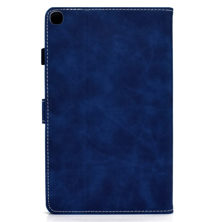 Stand Leather Card Holder Case for Samsung Galaxy Tab S6 Lite (2020) P615 P610 / (2022) / (2024) - Blue