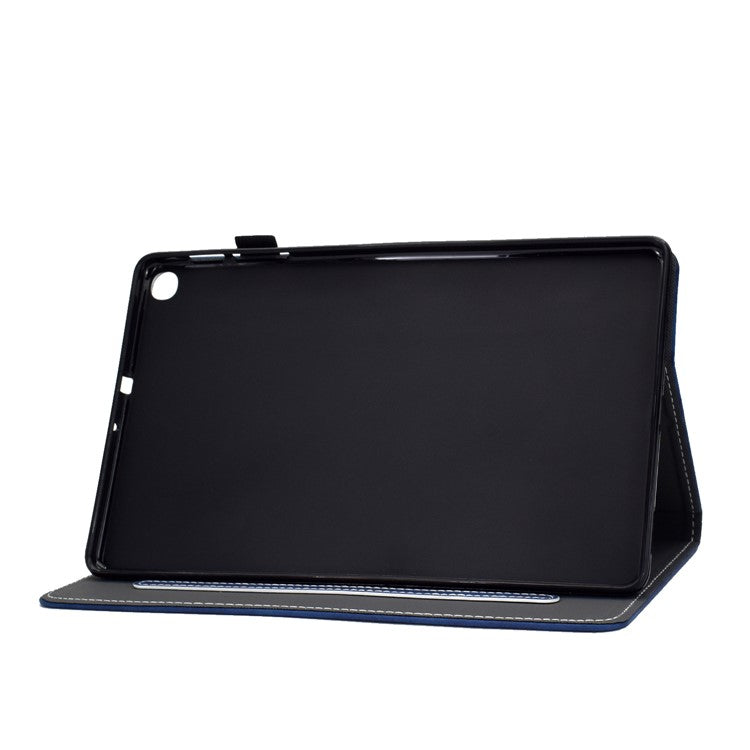 Stand Leather Card Holder Case for Samsung Galaxy Tab S6 Lite (2020) P615 P610 / (2022) / (2024) - Blue