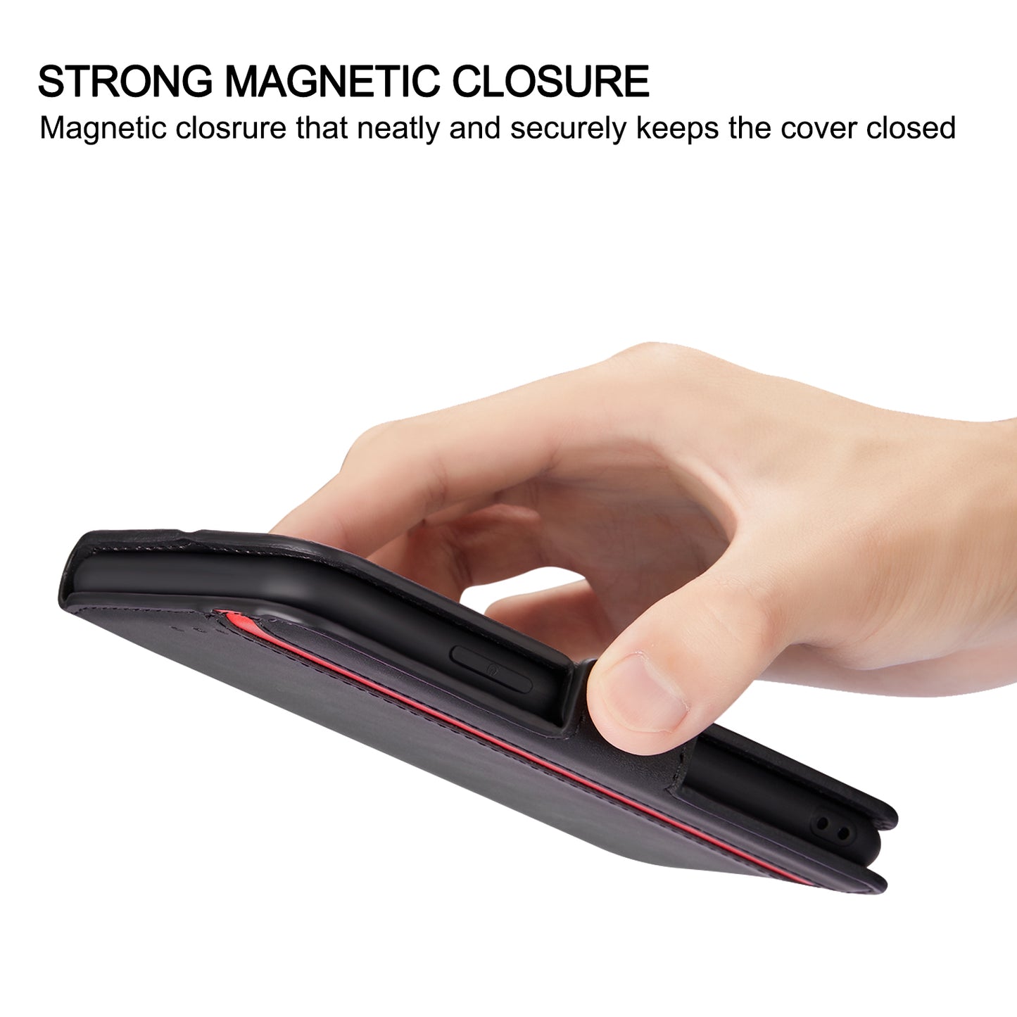 Splicing Matte Retro Style Leather Case with Card Slots for Samsung Galaxy S20 Plus/S20 Plus 5G - Black