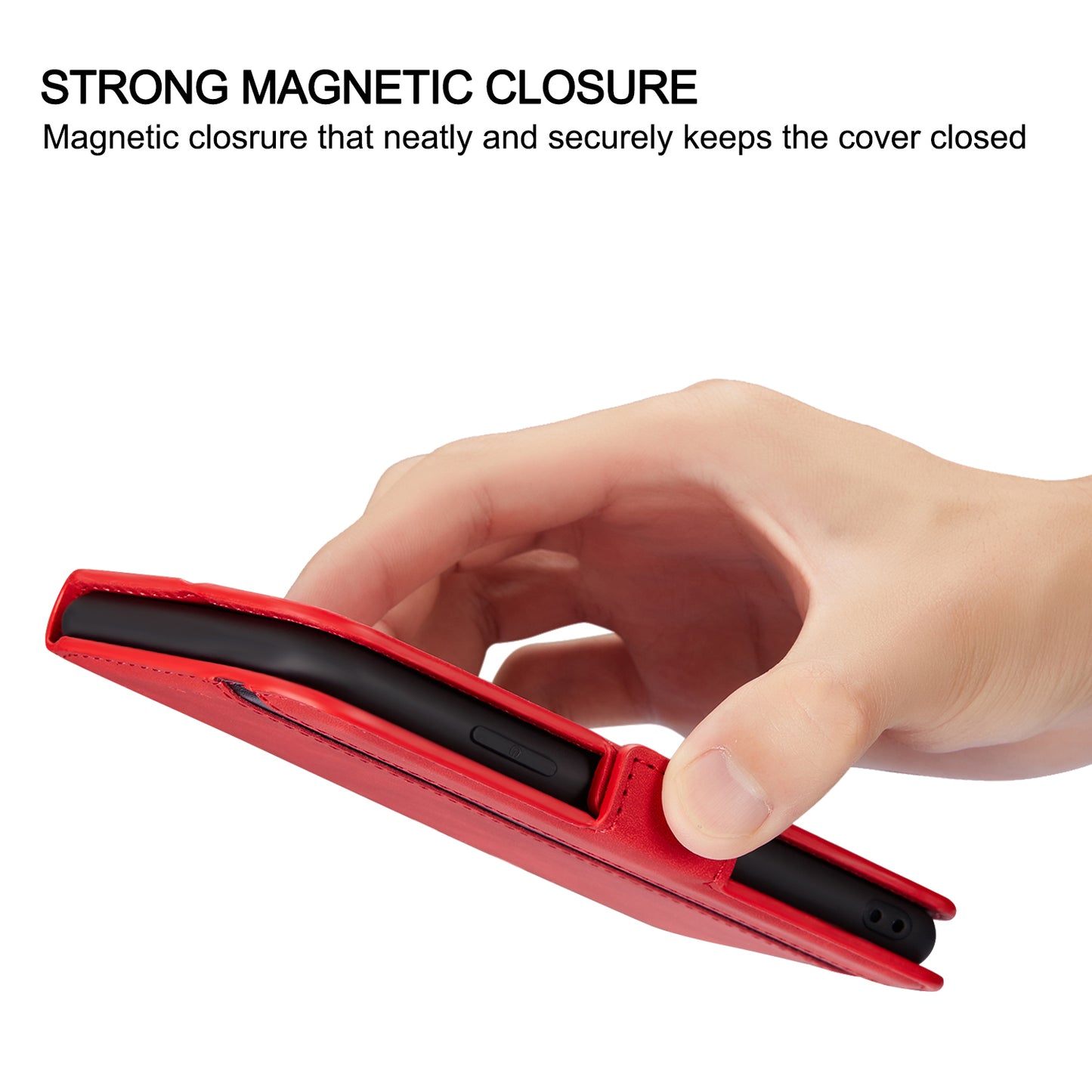 Splicing Matte Retro Style Leather Case with Card Slots for Samsung Galaxy S20 Plus/S20 Plus 5G - Red