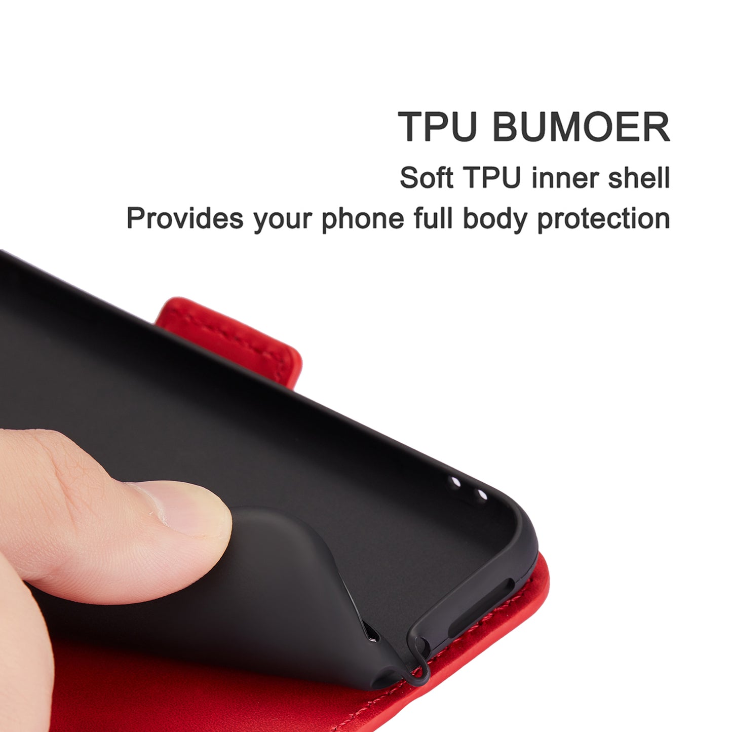 Splicing Matte Retro Style Leather Case with Card Slots for Samsung Galaxy S20 Plus/S20 Plus 5G - Red