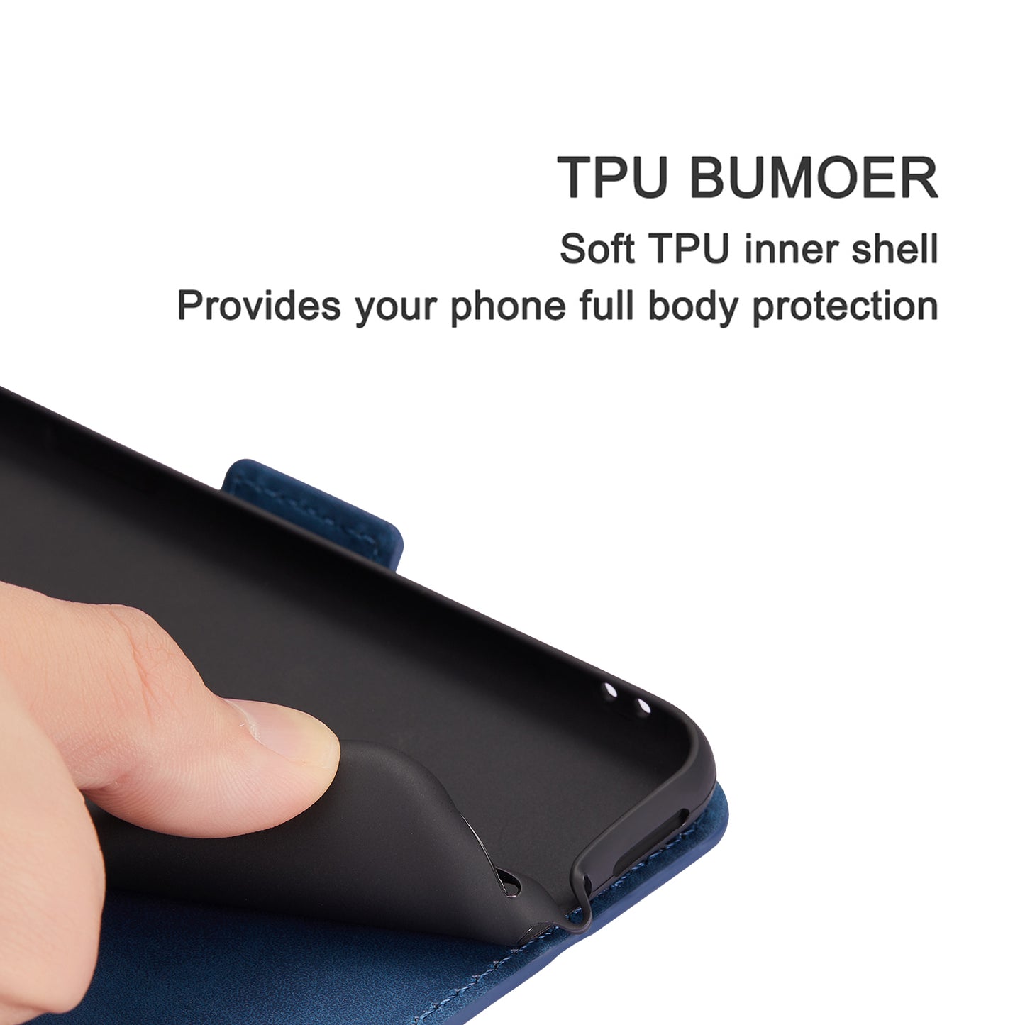 Splicing Matte Retro Style Leather Case with Card Slots for Samsung Galaxy S20 Plus/S20 Plus 5G - Blue