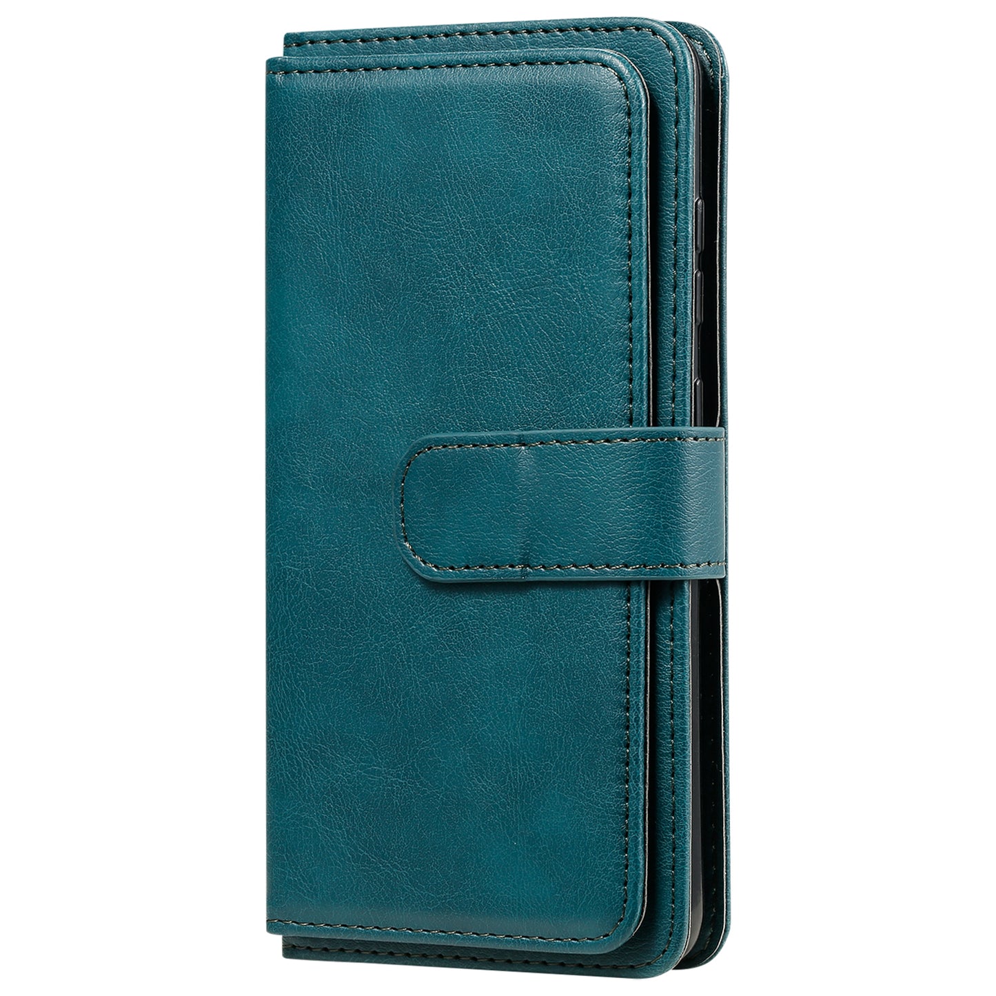 KT Multi-functional Series-1 10 Card Slots Wallet TPU+PU Leather Case with Stand for Samsung Galaxy S20 4G/S20 5G - Green