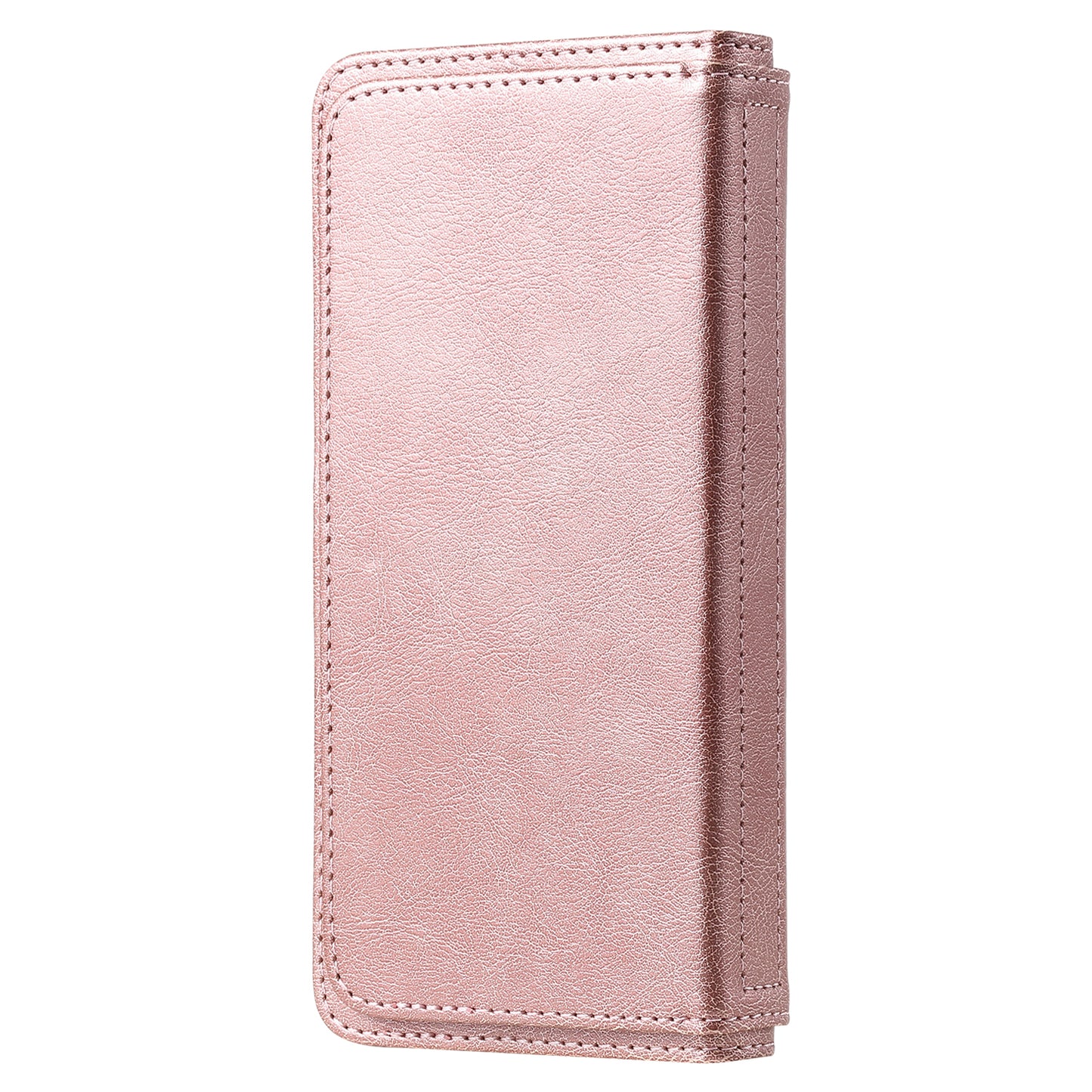 For Samsung Galaxy S20 Plus/S20 Plus 5G KT Multi-functional Series-1 10 Card Slots Wallet TPU+PU Leather Cover with Stand - Rose Gold