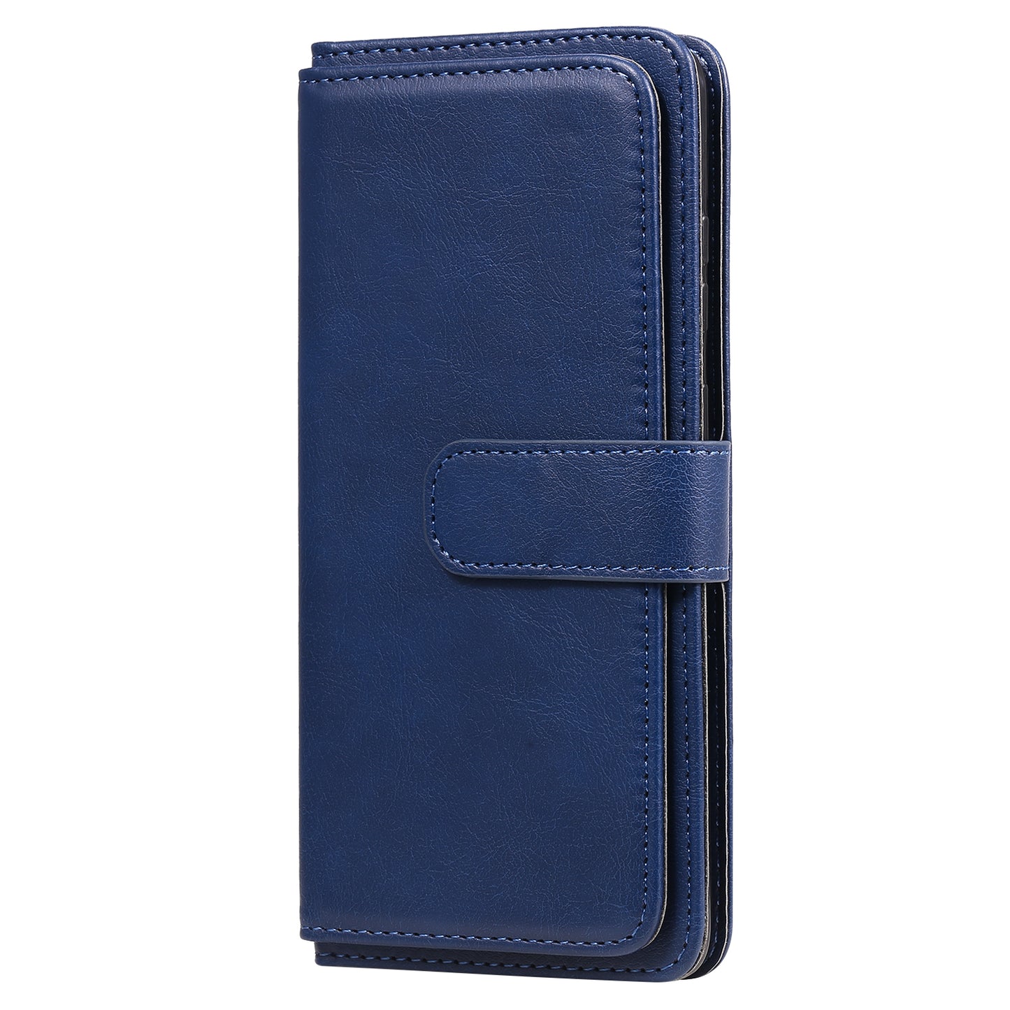 For Samsung Galaxy S20 Plus/S20 Plus 5G KT Multi-functional Series-1 10 Card Slots Wallet TPU+PU Leather Cover with Stand - Blue