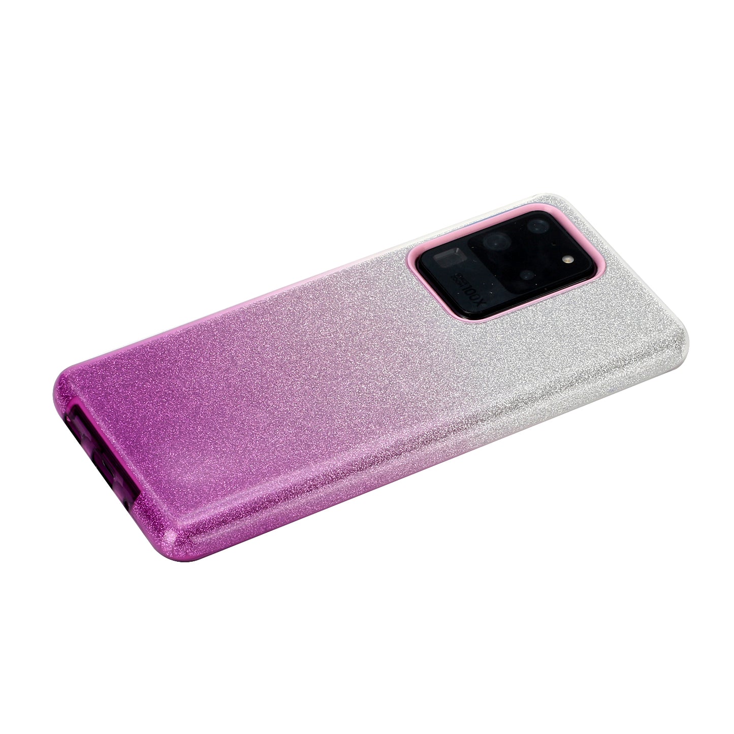 Gradient Color TPU + PC Hybrid Phone Cover for Samsung Galaxy S20 Ultra - Purple