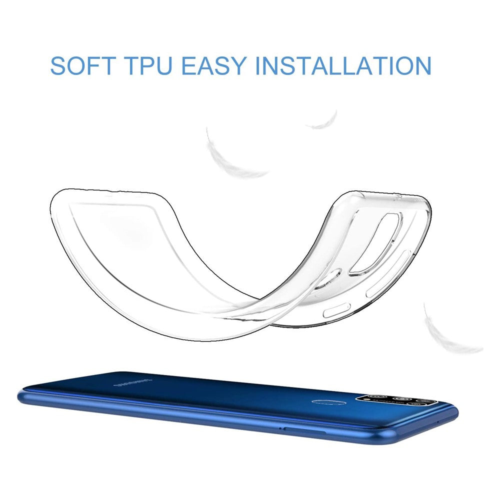 TPU Phone Case + Tempered Glass Screen Protector for Samsung Galaxy M31