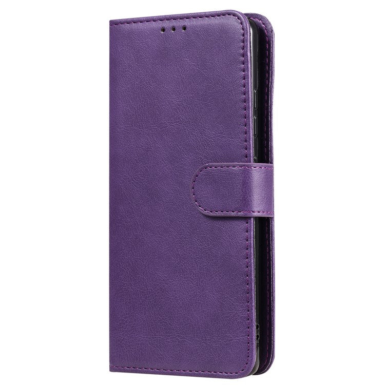 KT Leather Series-3 Detachable 2-in-1 PU Leather Wallet Case for Samsung Galaxy A51 5G SM-A516 - Purple