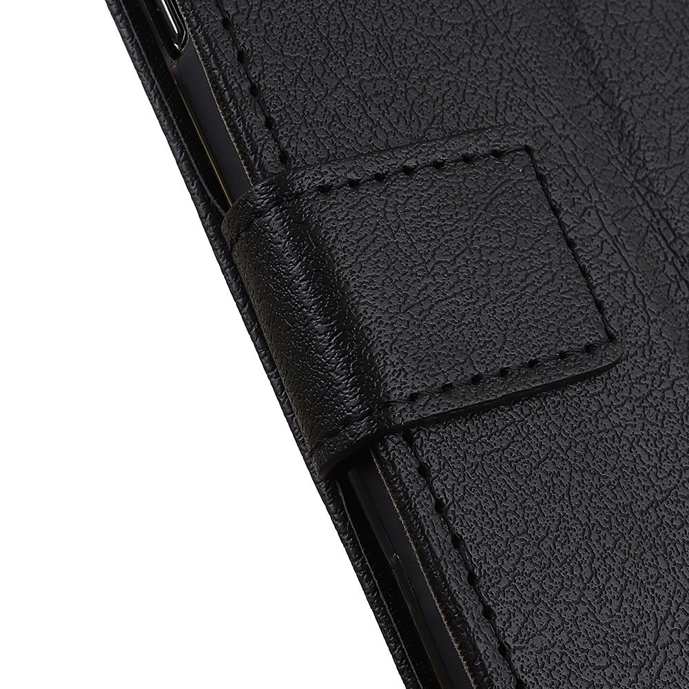PU Leather Wallet Stand Cell Phone Shell for Samsung Galaxy S20 FE/S20 Fan Edition/S20 FE 5G/S20 Fan Edition 5G/S20 Lite/S20 Lite - Black