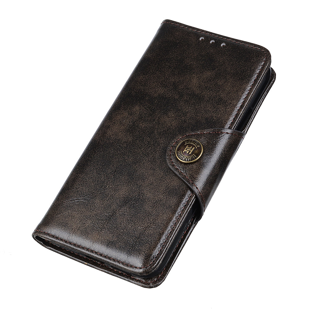 Leather with Wallet with Stand Cover for Samsung Galaxy S20 FE/S20 Fan Edition/S20 FE 5G/S20 Fan Edition 5G/S20 Lite/S20 Lite - Coffee