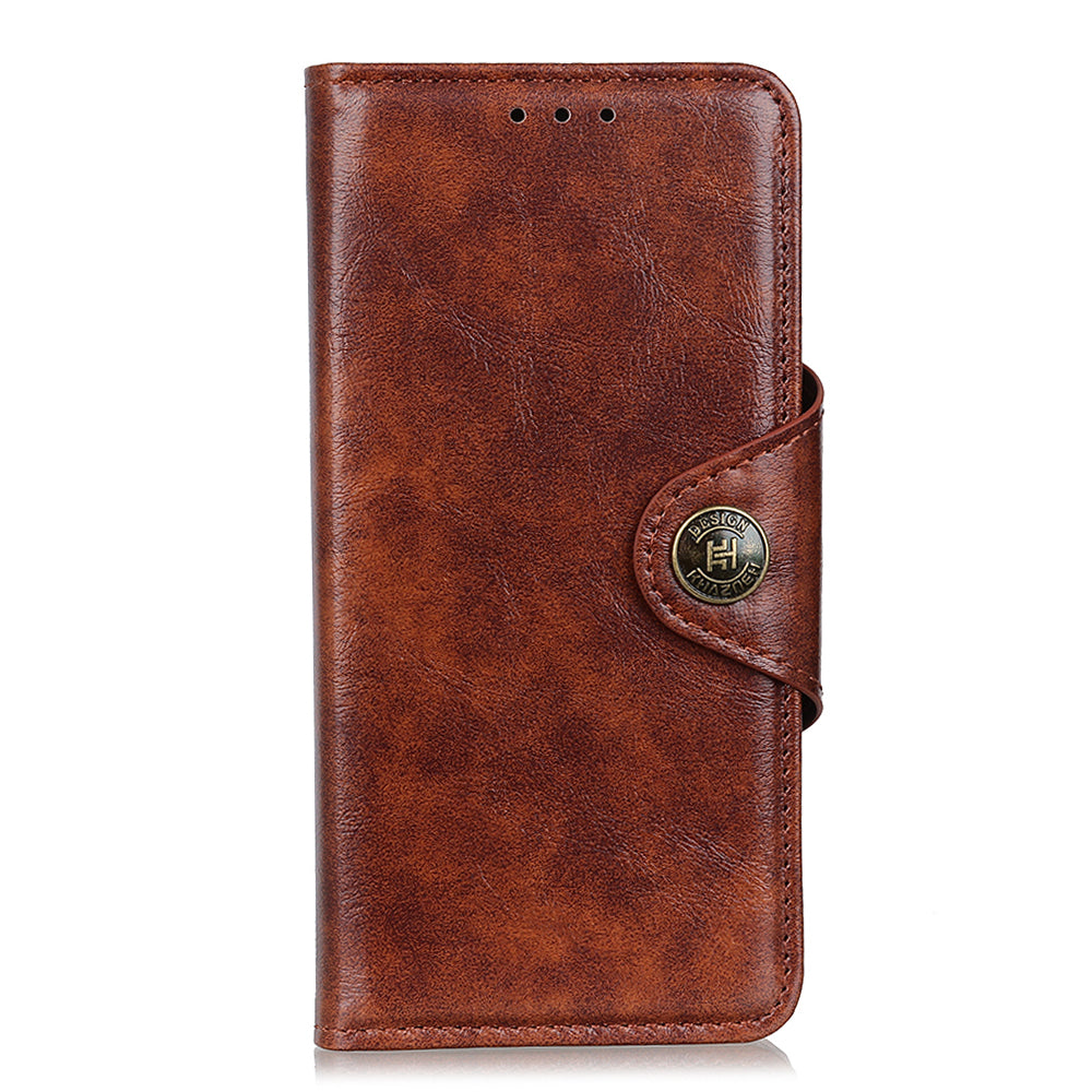 Leather with Wallet with Stand Cover for Samsung Galaxy S20 FE/S20 Fan Edition/S20 FE 5G/S20 Fan Edition 5G/S20 Lite/S20 Lite - Brown