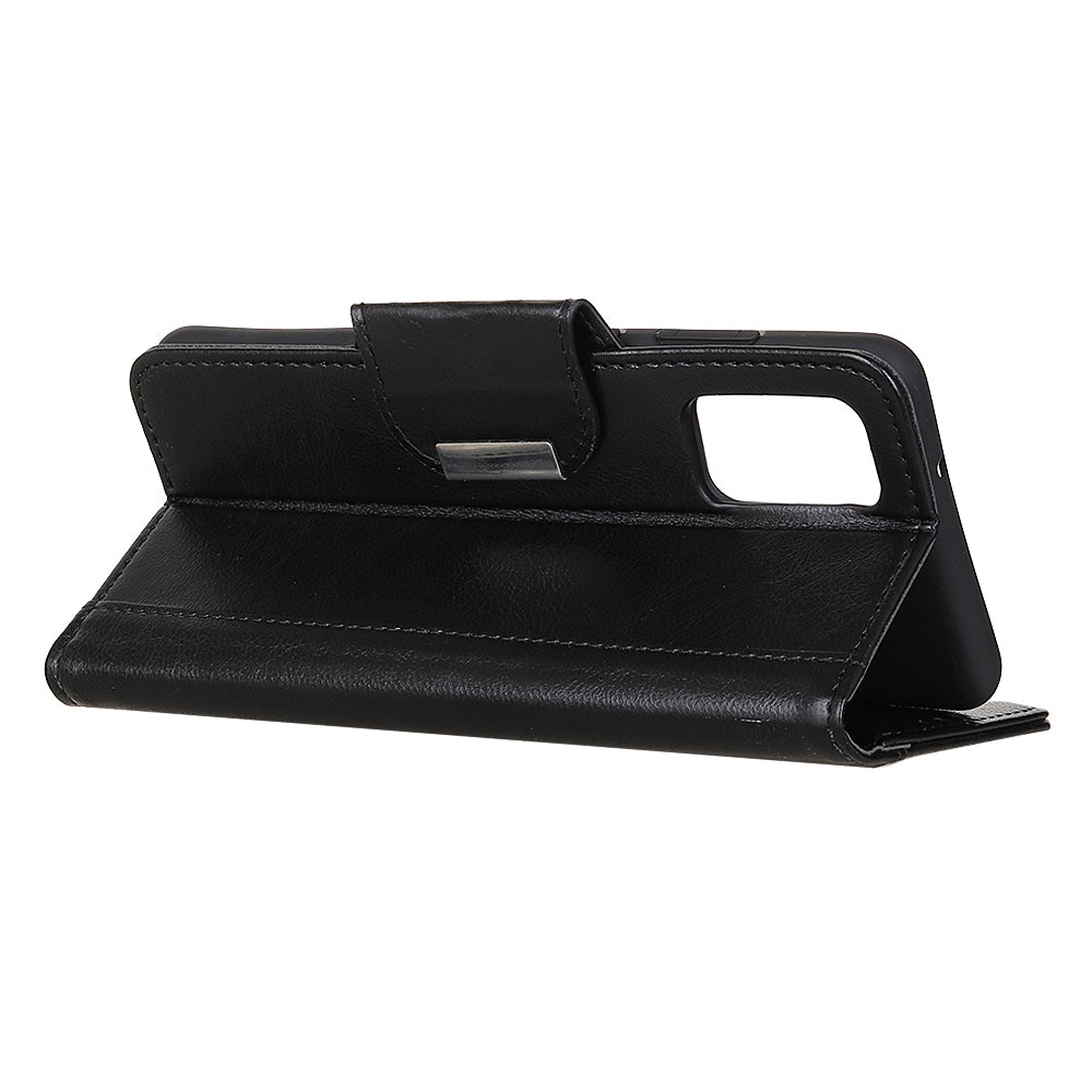 Cowhide Texture PU Leather Cover for Samsung Galaxy S20 FE/S20 Fan Edition/S20 FE 5G/S20 Fan Edition 5G/S20 Lite - Black
