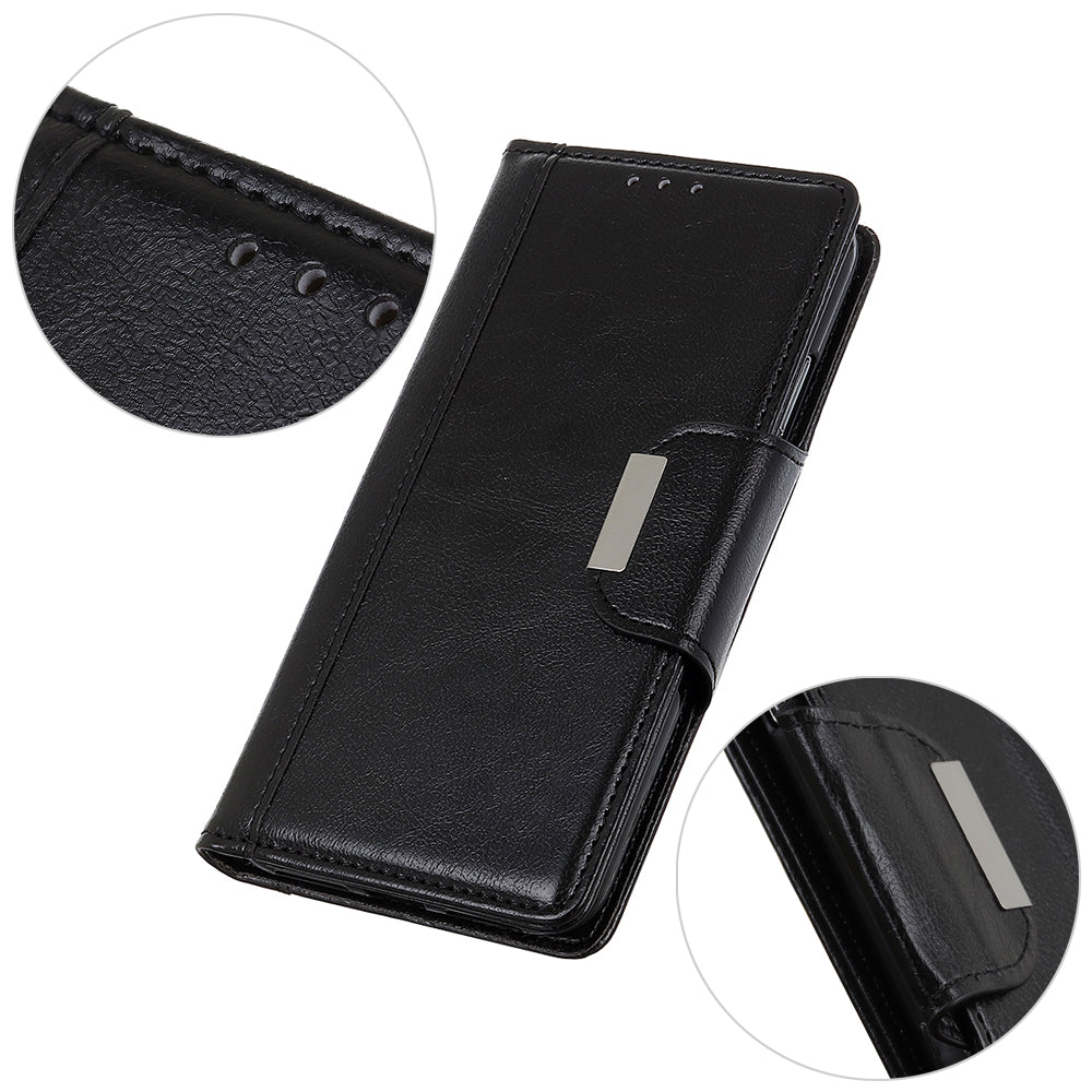 Cowhide Texture PU Leather Cover for Samsung Galaxy S20 FE/S20 Fan Edition/S20 FE 5G/S20 Fan Edition 5G/S20 Lite - Black