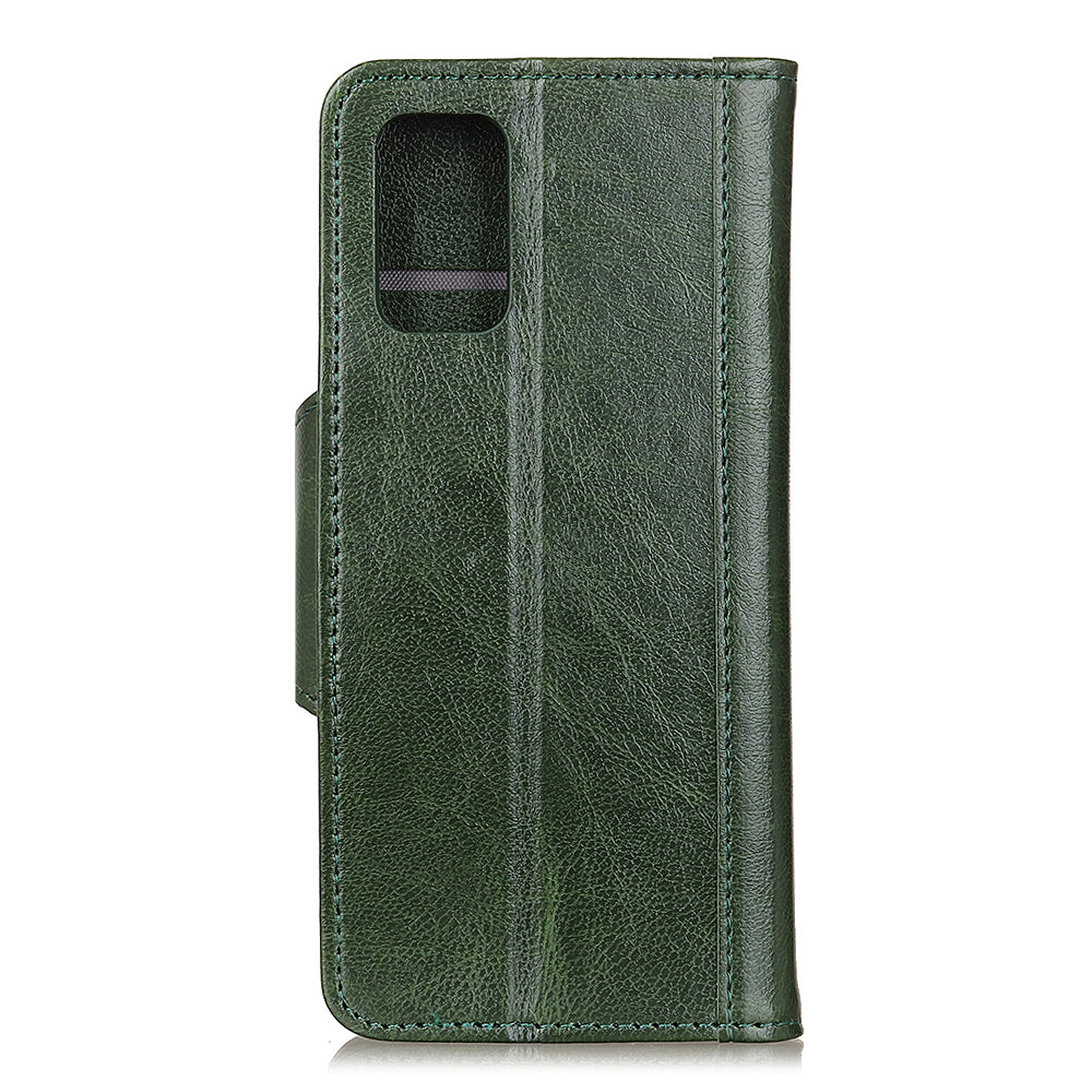 Cowhide Texture PU Leather Cover for Samsung Galaxy S20 FE/S20 Fan Edition/S20 FE 5G/S20 Fan Edition 5G/S20 Lite - Green