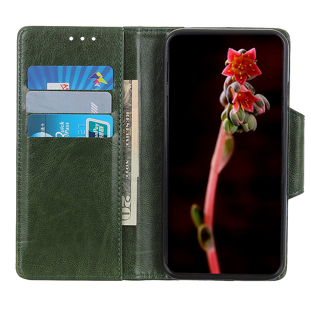 Cowhide Texture PU Leather Cover for Samsung Galaxy S20 FE/S20 Fan Edition/S20 FE 5G/S20 Fan Edition 5G/S20 Lite - Green