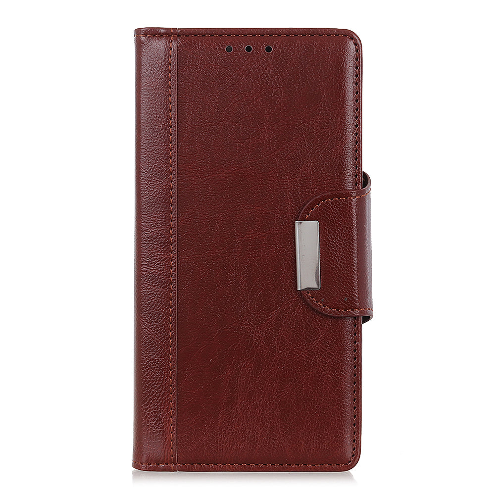 Cowhide Texture PU Leather Cover for Samsung Galaxy S20 FE/S20 Fan Edition/S20 FE 5G/S20 Fan Edition 5G/S20 Lite - Brown