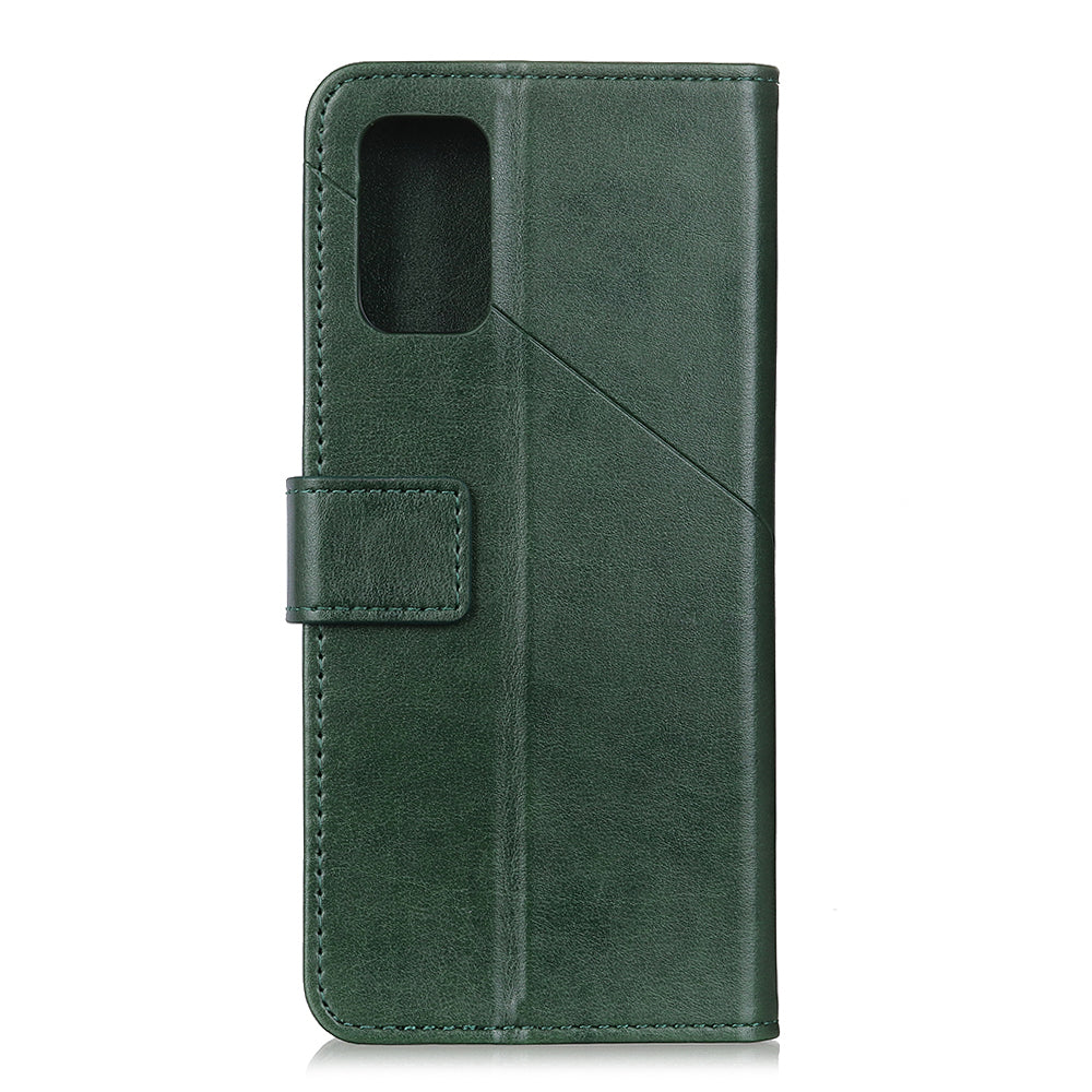 Leather with Stand Case with Card Slots Wallet for Samsung Galaxy S20 FE/S20 Fan Edition/S20 FE 5G/S20 Fan Edition 5G/S20 Lite - Green