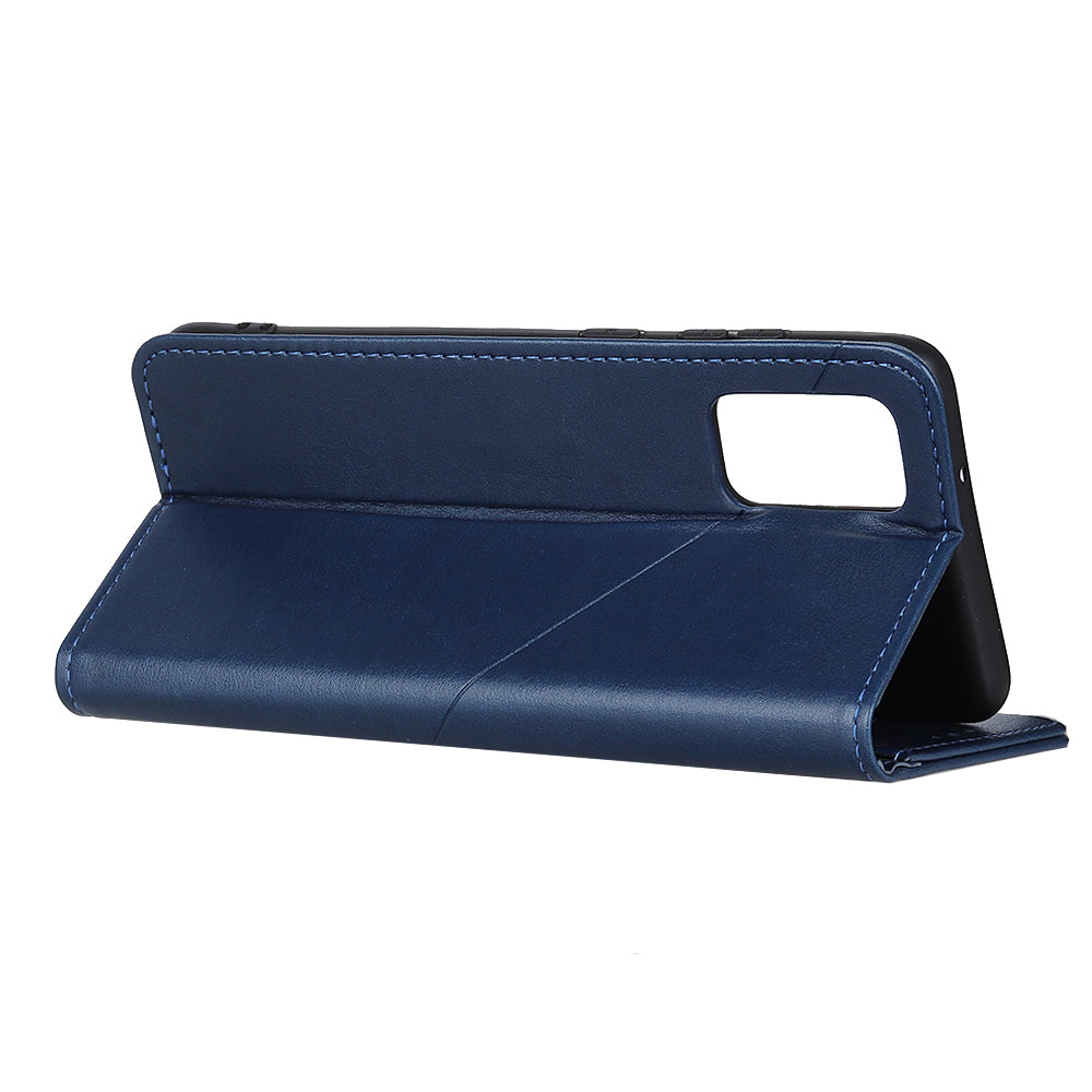 Leather with Stand Case with Card Slots Wallet for Samsung Galaxy S20 FE/S20 Fan Edition/S20 FE 5G/S20 Fan Edition 5G/S20 Lite - Blue