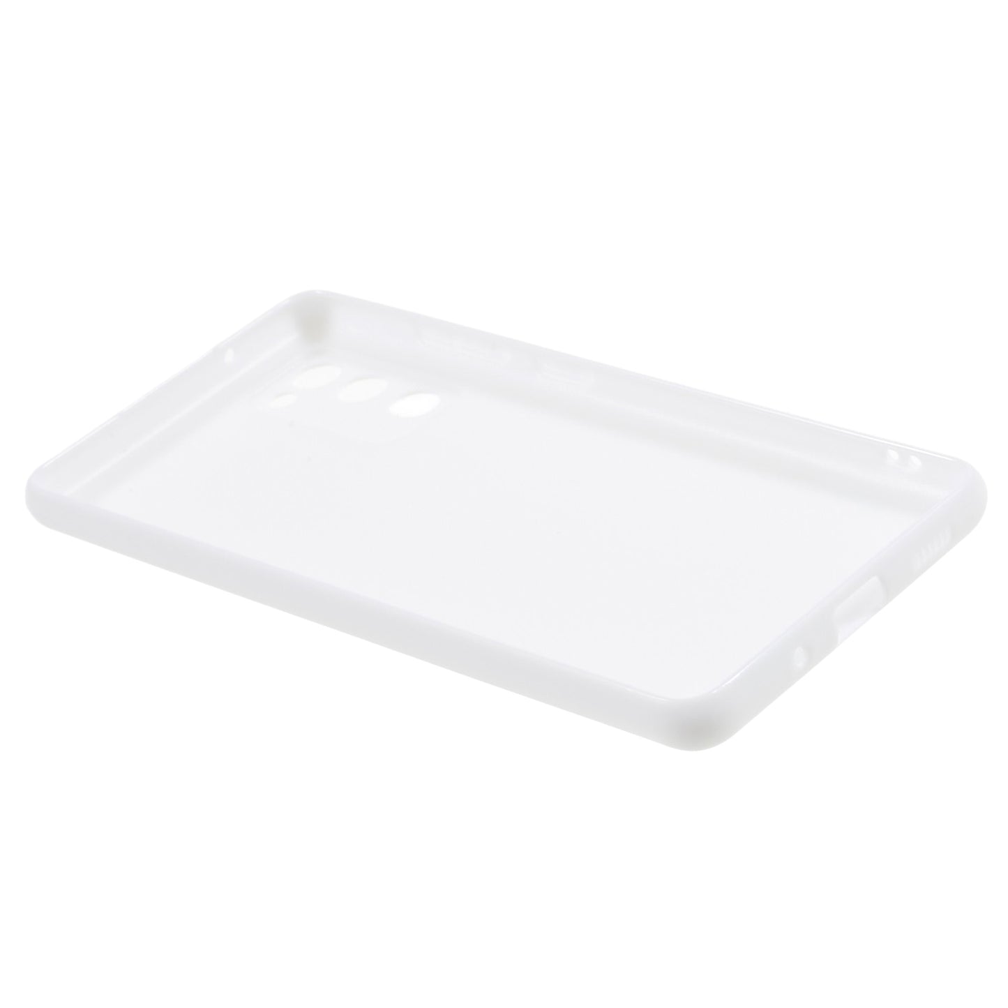 For Samsung Galaxy S20 FE 4G/5G/S20 Lite/S20 FE 2022 Soft TPU Matte Finish Coating Slim Phone Case - White