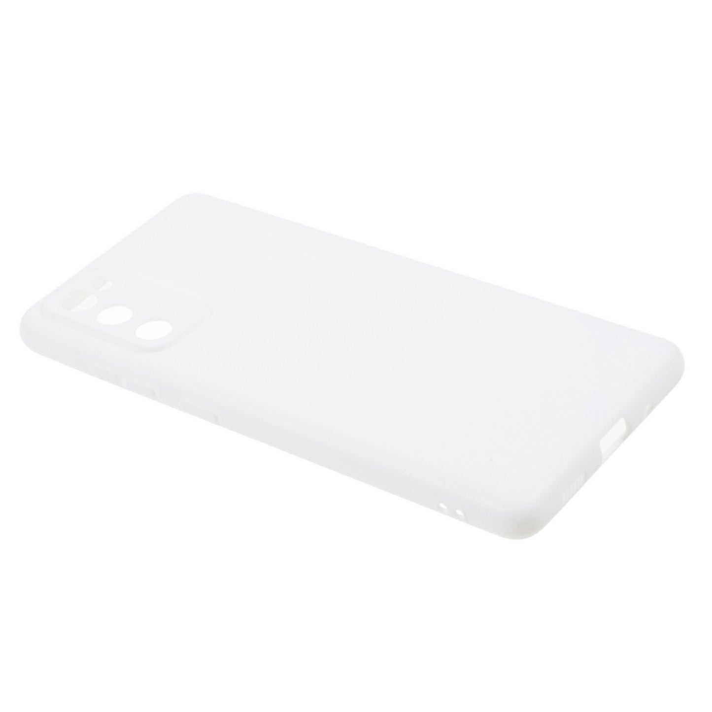 For Samsung Galaxy S20 FE 4G/5G/S20 Lite/S20 FE 2022 Soft TPU Matte Finish Coating Slim Phone Case - White