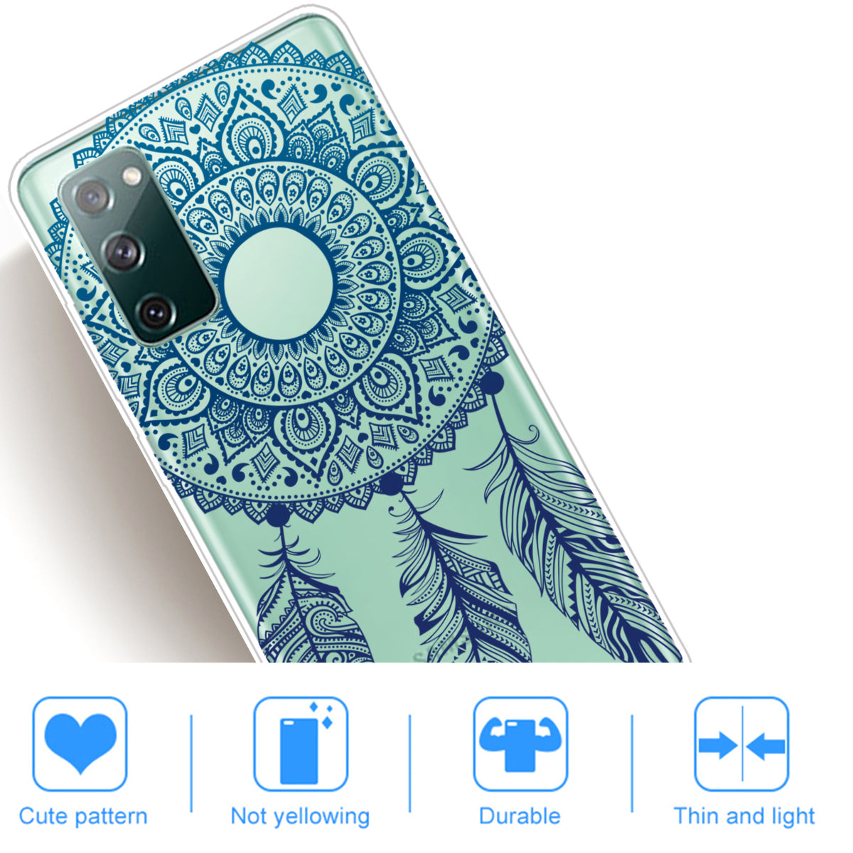 Printing Skin IMD TPU Cover for Samsung Galaxy S20 FE 4G/5G/S20 Lite/S20 FE 2022 - Dream Catcher
