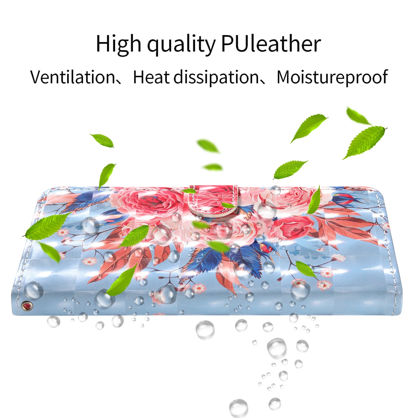 Light Spot Decor Pattern Printing Wallet Stand Leather Shell with Strap for Samsung Galaxy S20 FE 4G/FE 5G/S20 Lite/S20 FE 2022 - Peony