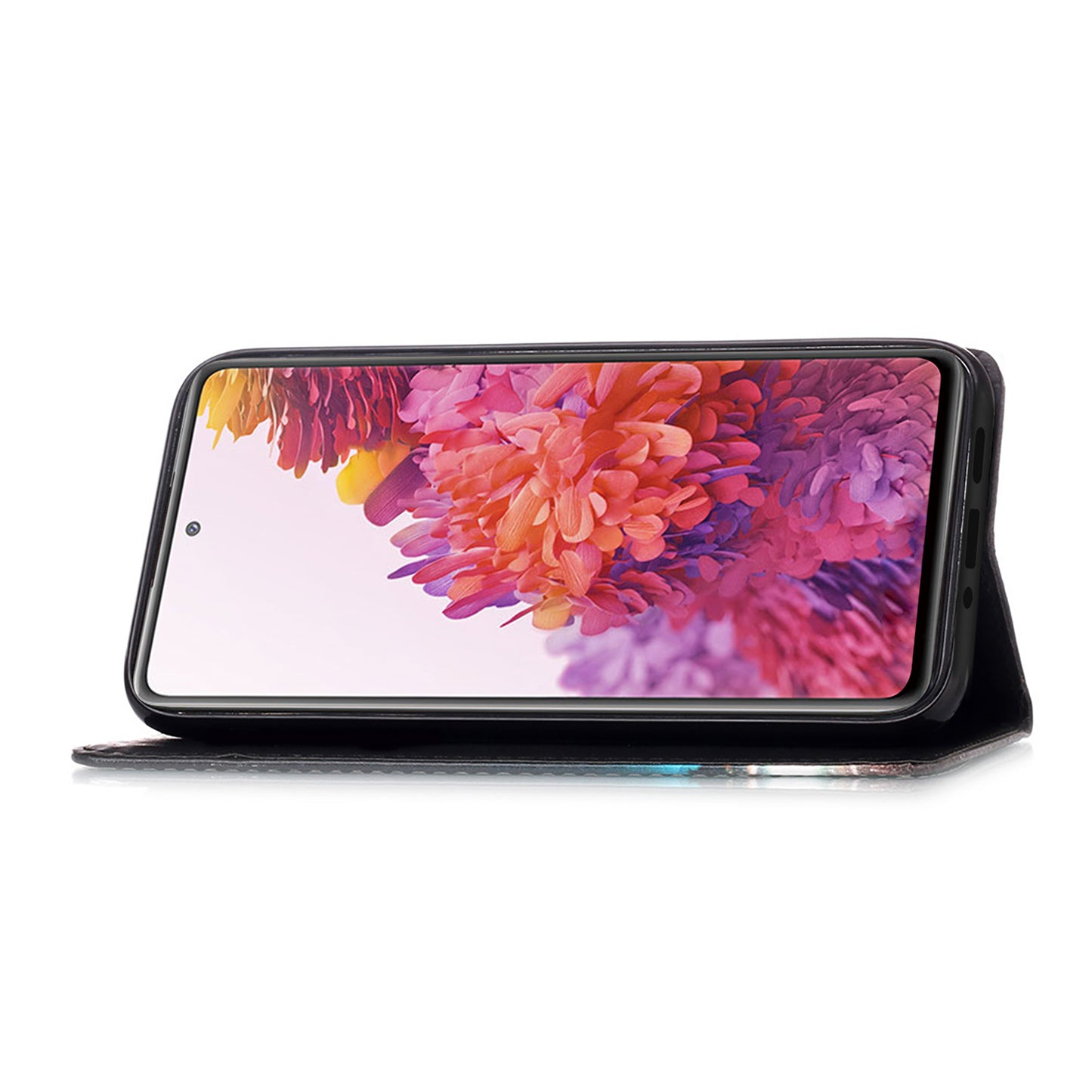 Pattern Printing Leather Wallet Stand Case for Samsung Galaxy S20 FE 4G/FE 5G/S20 Lite/S20 FE 2022 - Vivid Flower