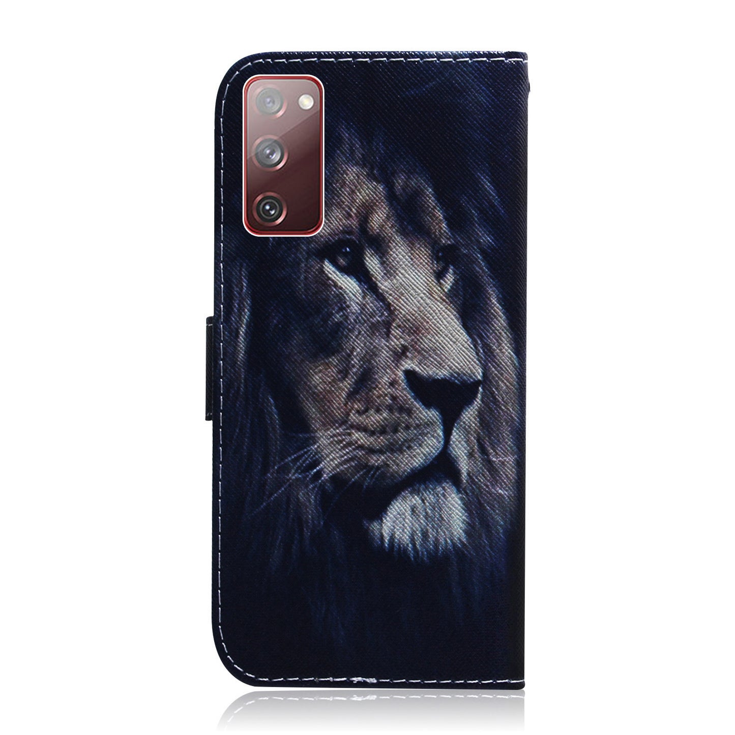For Samsung Galaxy S20 FE/S20 Fan Edition/S20 FE 5G/S20 Fan Edition 5G/S20 Lite/S20 FE 2022 Pattern Printing Wallet Leather Phone Case - Lion