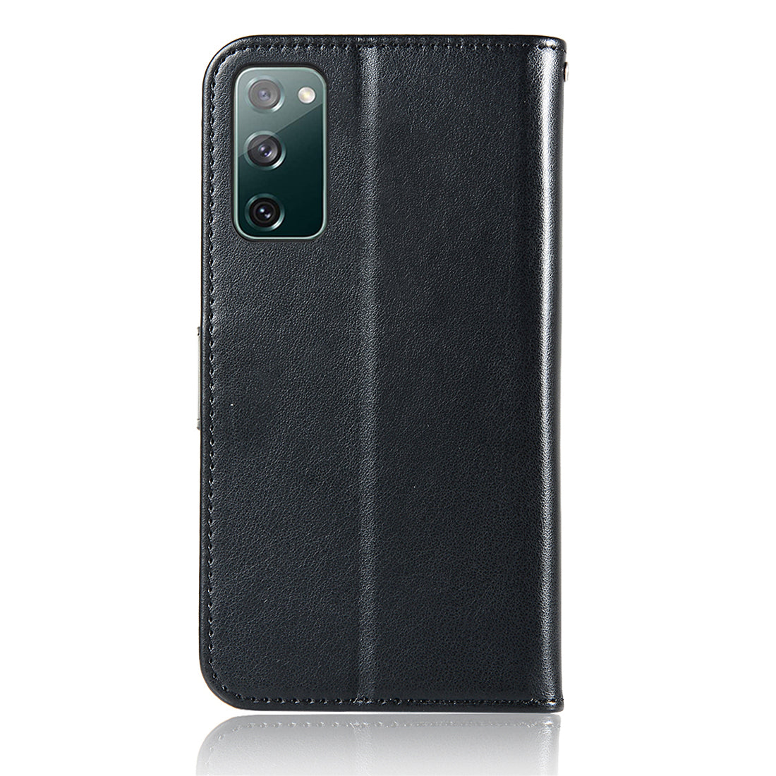 For Samsung Galaxy S20 FE/S20 Fan Edition/S20 FE 5G/S20 Fan Edition 5G/S20 Lite/S20 FE 2022 Imprinted Dream Catcher Owl Leather Wallet Case - Black