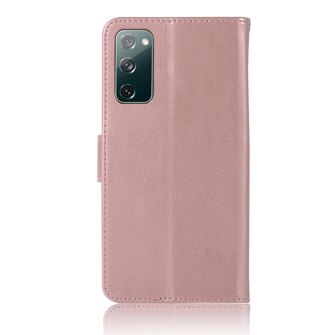 For Samsung Galaxy S20 FE/S20 Fan Edition/S20 FE 5G/S20 Fan Edition 5G/S20 Lite/S20 FE 2022 Imprinted Dream Catcher Owl Leather Wallet Case - Rose Gold