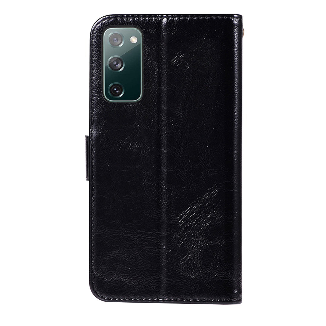 For Samsung Galaxy S20 FE/S20 Fan Edition/S20 FE 5G/S20 Fan Edition 5G/S20 Lite/S20 FE 2022 Wallet Stand Leather Vintage Style Cell Phone Cover Case - Black