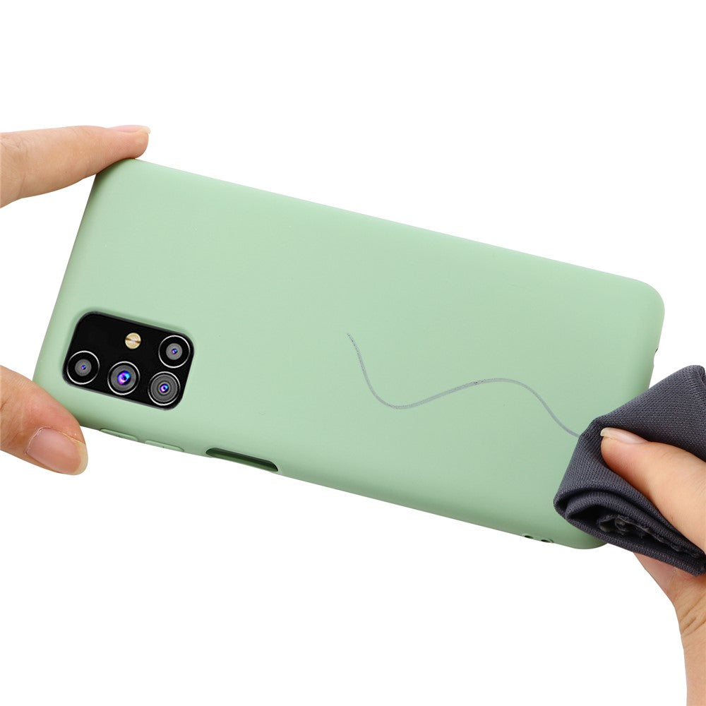 Liquid Silicone Phone Case for Samsung Galaxy M31s - Green
