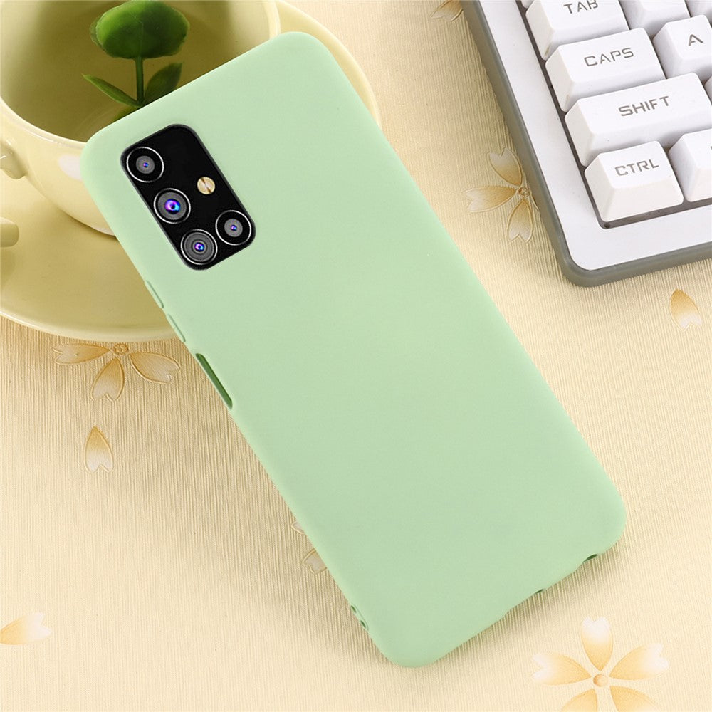 Liquid Silicone Phone Case for Samsung Galaxy M31s - Green