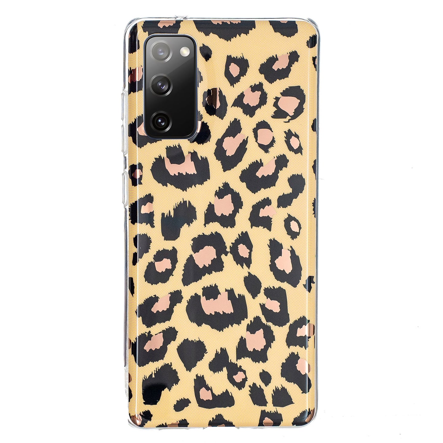 Marble Pattern Electroplating IMD TPU Phone Case for Samsung Galaxy S20 FE 4G/5G/2022/S20 Lite - Leopard