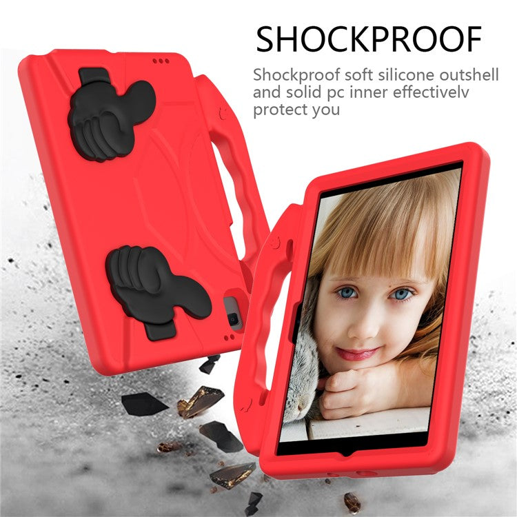 EVA Shell for Samsung Galaxy Tab A7 10.4 (2022) / (2020) / S6 Lite / S6 Lite 2022 / Huawei MatePad 10.4 (2020) / (2022) / Honor V6 - Red