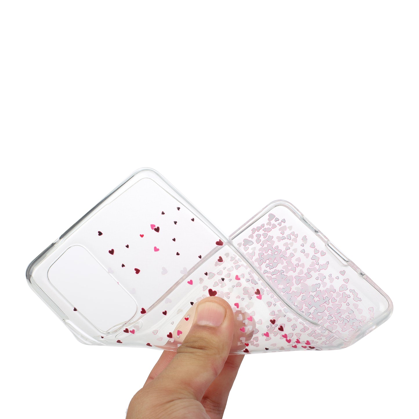 Patterned TPU Case for Samsung Galaxy S20 FE 4G/5G/2022/S20 Lite Cover - Hearts