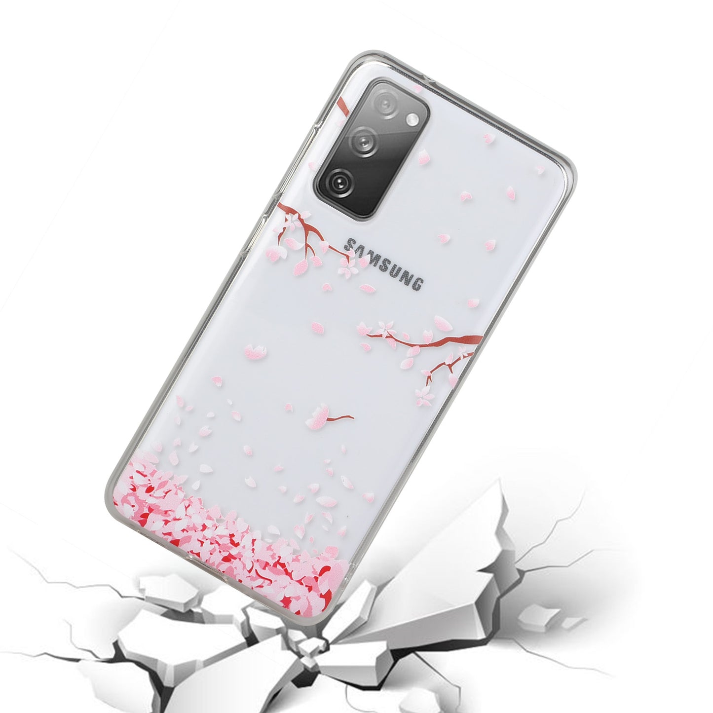 Patterned TPU Case for Samsung Galaxy S20 FE 4G/5G/2022/S20 Lite Cover - Beautiful Flowers