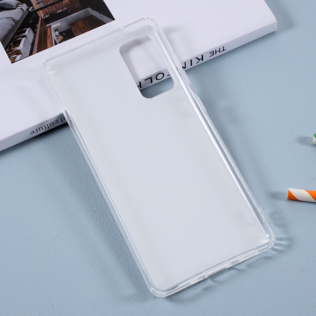 Glossy IMD Marble Pattern TPU Case for Samsung Galaxy S20 FE 4G/5G/2022/S20 Lite - Style A