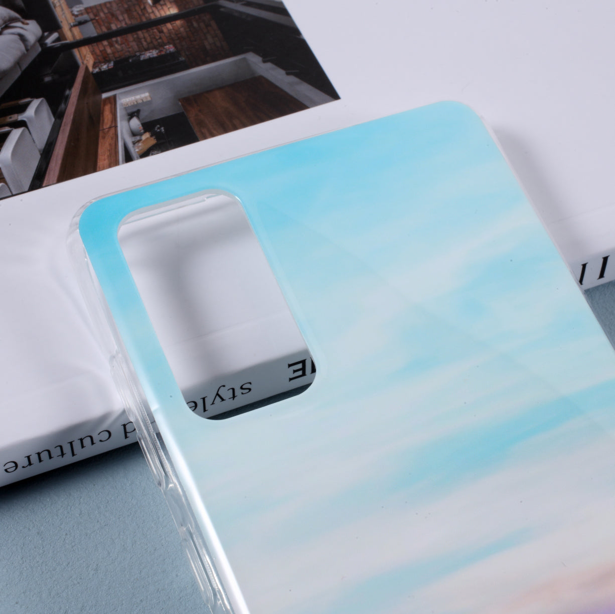Glossy IMD Marble Pattern TPU Case for Samsung Galaxy S20 FE 4G/5G/2022/S20 Lite - Style B