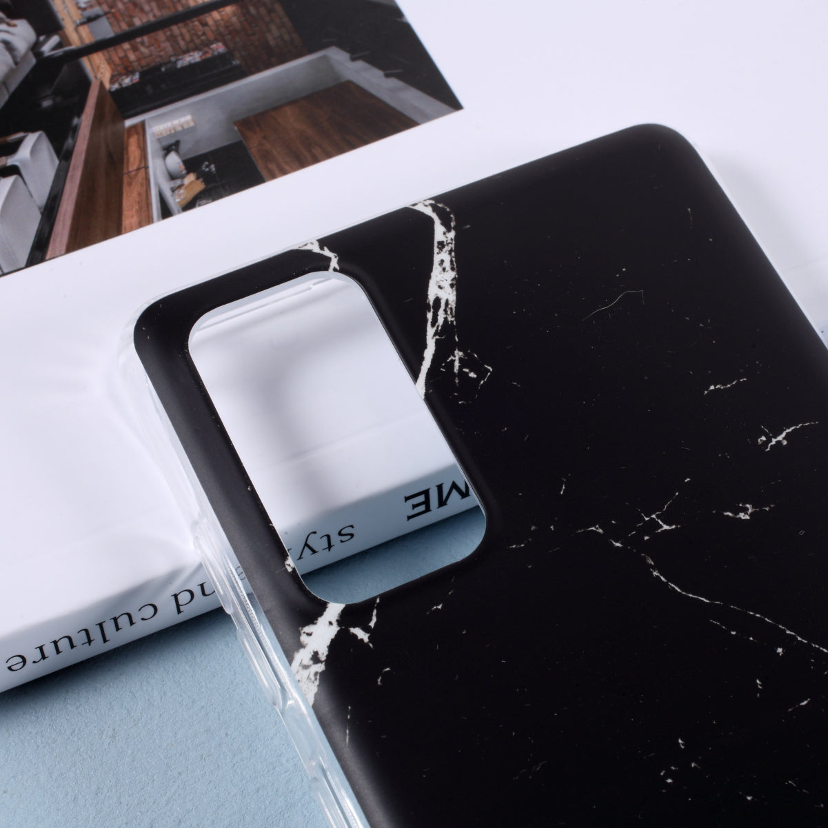 Frosted Marble Pattern Printing TPU Case for Samsung Galaxy S20 FE 4G/5G/2022/S20 Lite - Style A