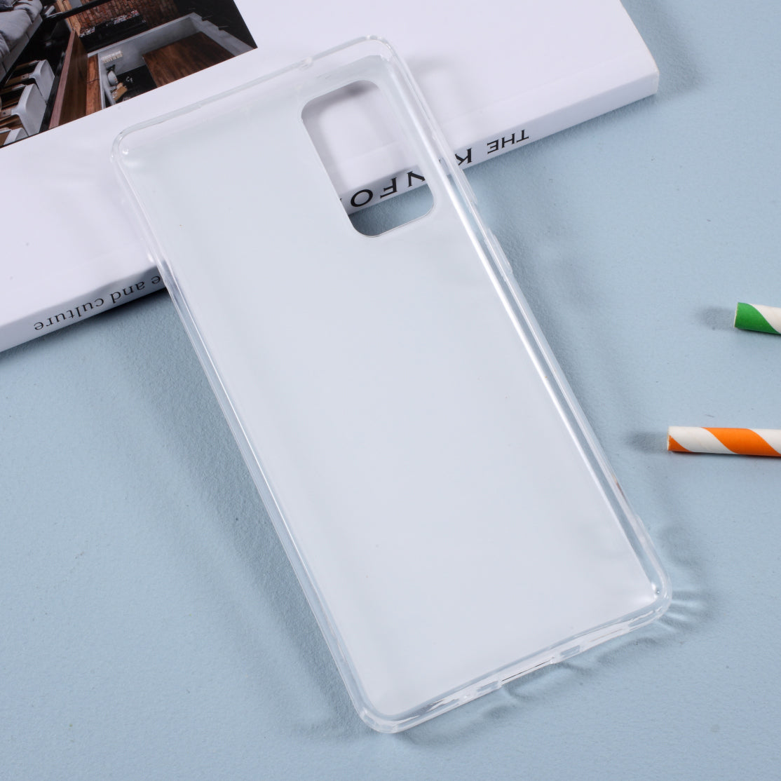 Frosted Marble Pattern Printing TPU Case for Samsung Galaxy S20 FE 4G/5G/2022/S20 Lite - Style A