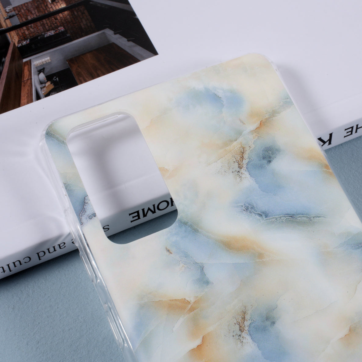 Frosted Marble Pattern Printing TPU Case for Samsung Galaxy S20 FE 4G/5G/2022/S20 Lite - Style E