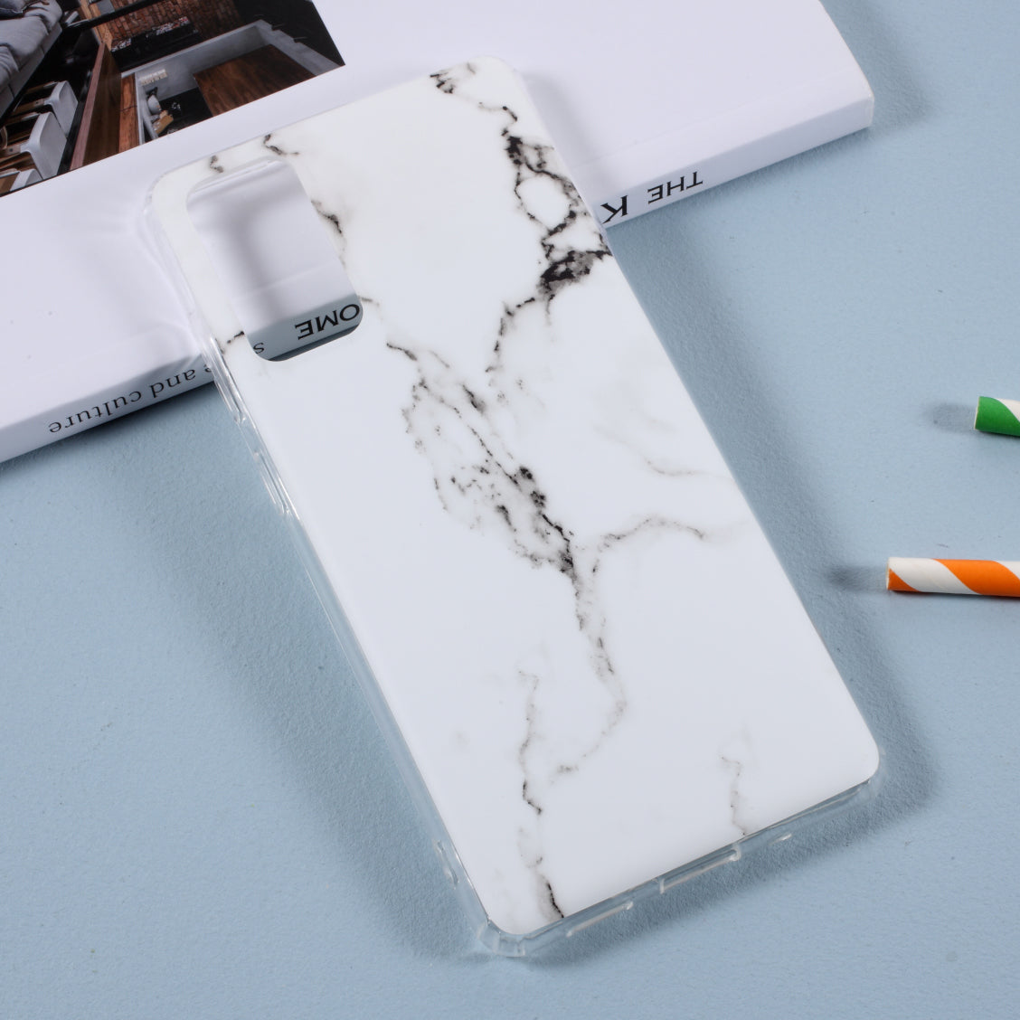 Frosted Marble Pattern Printing TPU Case for Samsung Galaxy S20 FE 4G/5G/2022/S20 Lite - Style F