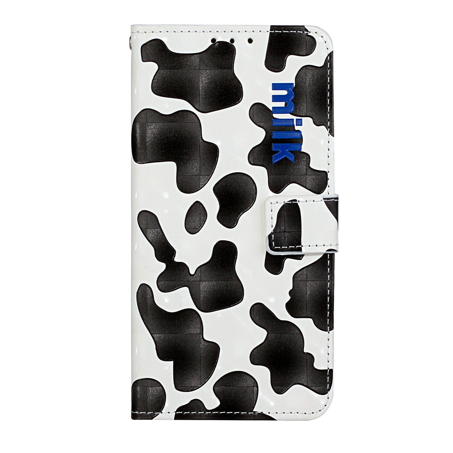 Pattern Printing Leather Protector with Hanging Strap for Samsung Galaxy S20 Plus/S20 Plus 5G Stand Case - Black/White