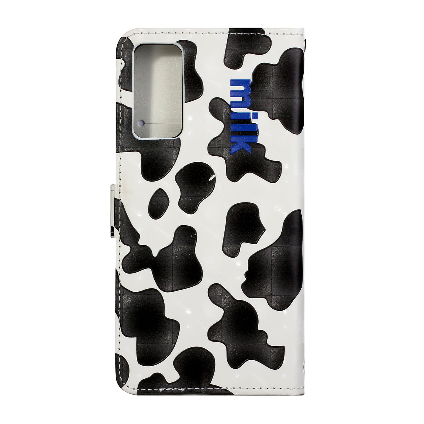Pattern Printing Leather Protector with Hanging Strap for Samsung Galaxy S20 Plus/S20 Plus 5G Stand Case - Black/White