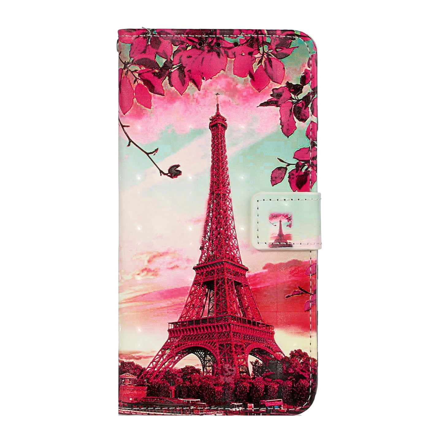 Pattern Printing Leather Protector with Hanging Strap for Samsung Galaxy S20 Plus/S20 Plus 5G Stand Case - Tower