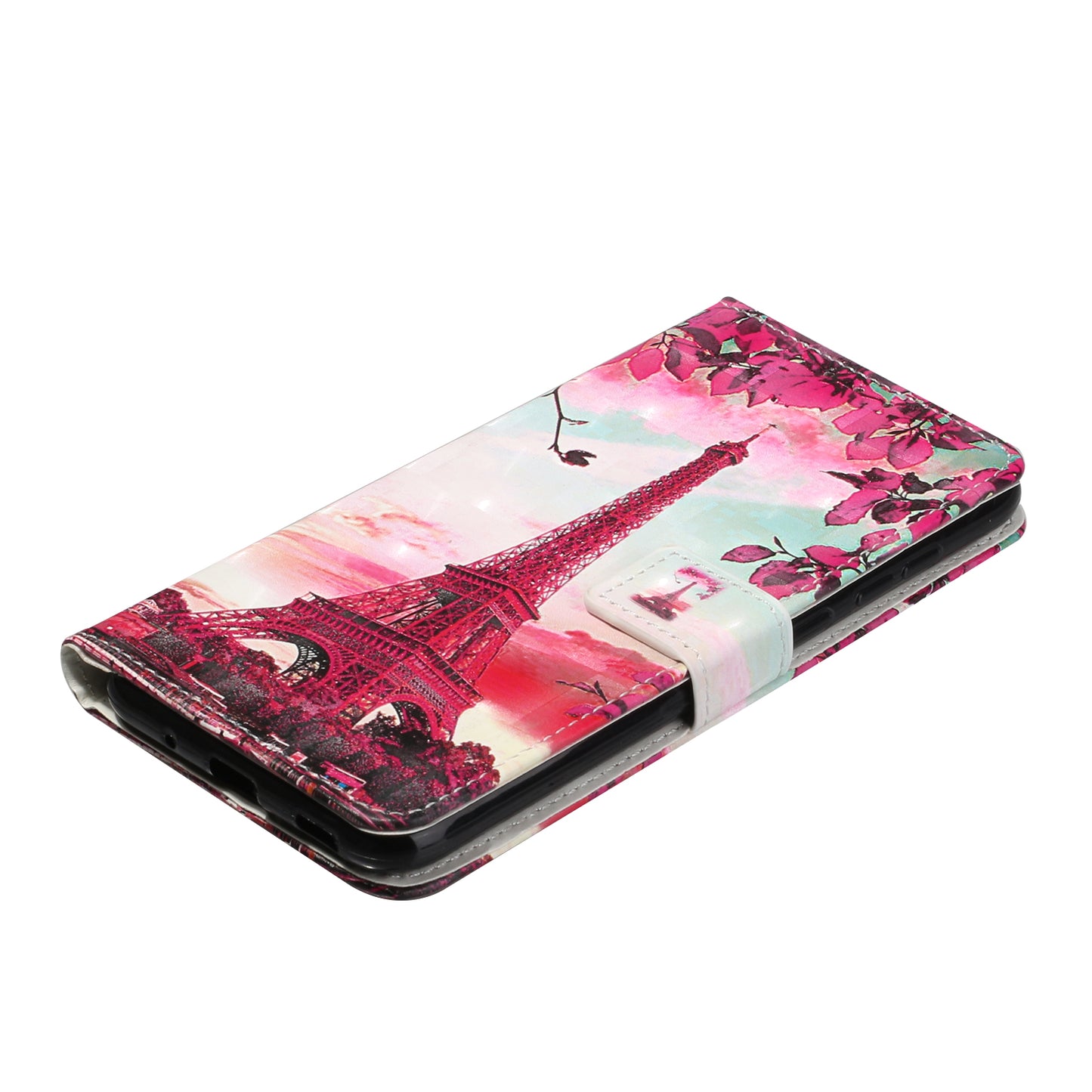 Pattern Printing Leather Protector with Hanging Strap for Samsung Galaxy S20 Plus/S20 Plus 5G Stand Case - Tower
