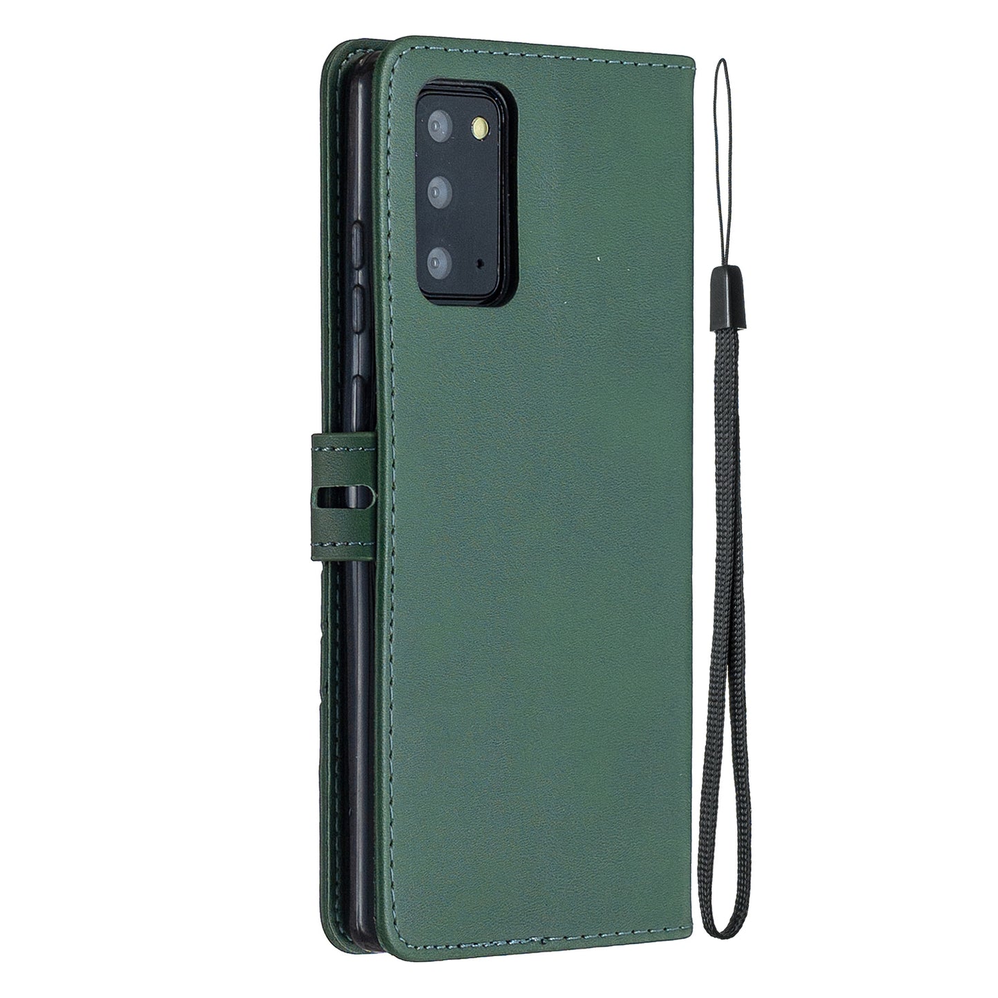 For Samsung Galaxy S20 FE 4G/5G/S20 Lite/S20 FE 2022 Classic Wallet Leather Stand Phone Protective Cover - Green